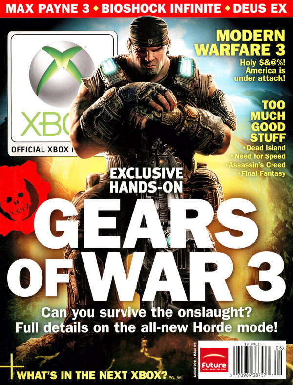 Official Xbox Magazine Issue 125 (August 2011) cover